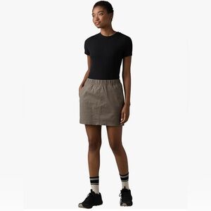 NWT! Prana double peak skort size 10 color mud